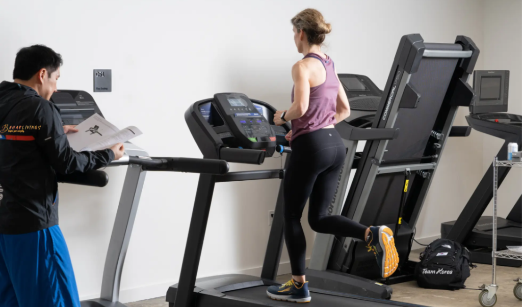 Best Treadmills for Home Workouts: Close-up of the NordicTrack Commercial 1750 treadmill console