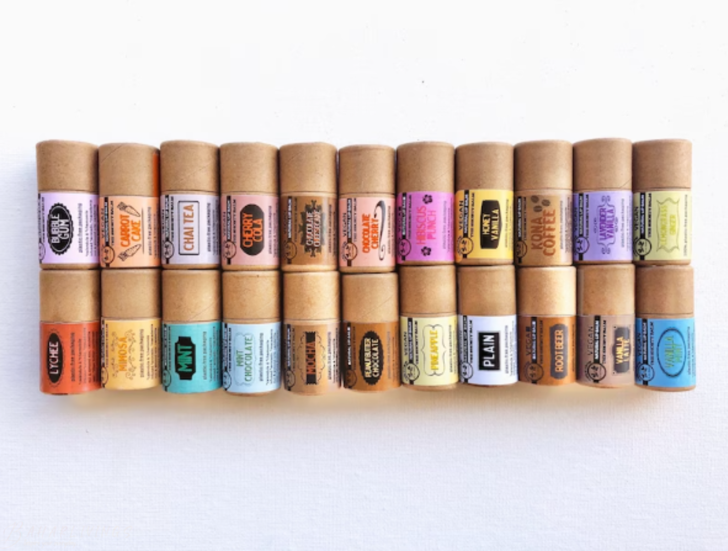 Practical gift idea for teens: Handmade lip balm with delicious flavors and eco-friendly packaging.
