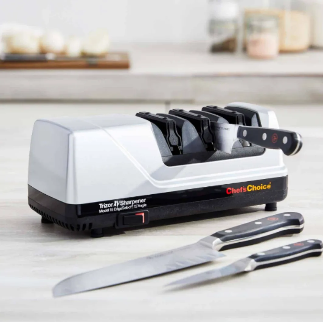 6 0 3 Chef'sChoice Trizor XV Knife Sharpener - Precision Tool for Sharp Kitchen Knives