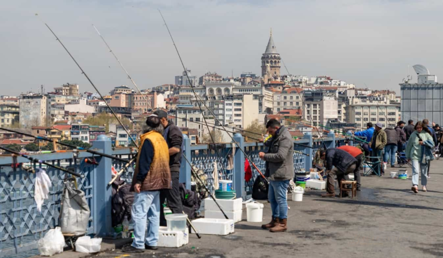 Galata Bridge's Fishermen