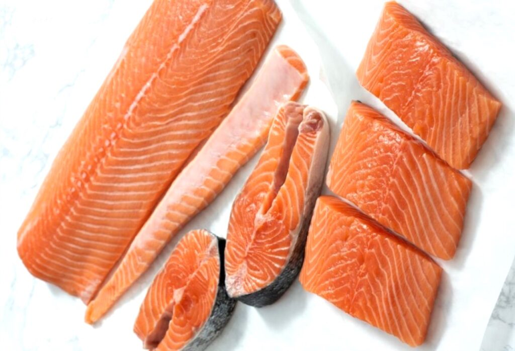 Salmon enhance skin glow naturally