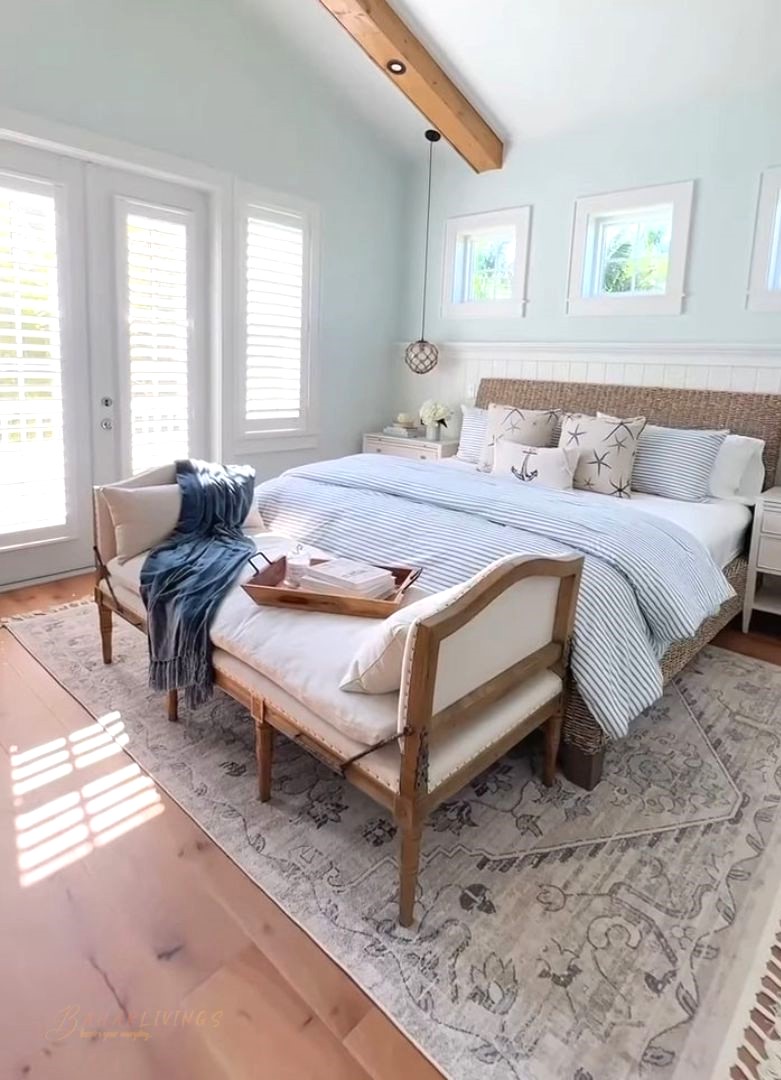 Spacious bright master bedroom 