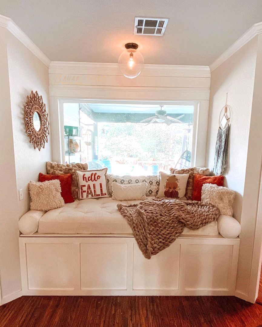 Bright warm window nook